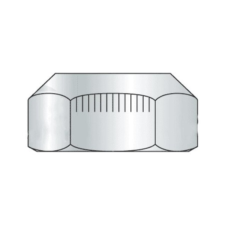 Newport Fasteners Lock Nut, M24-3.00, Steel, Class 8, Zinc Plated, 15 PK 381291-PR-15